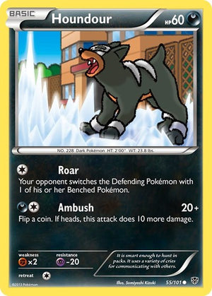 Pokemon TCG - Plasma Blast - Houndour - 55/101