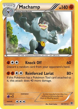 Pokemon TCG - Plasma Blast - Machamp - 50/101 - Reverse Holofoil