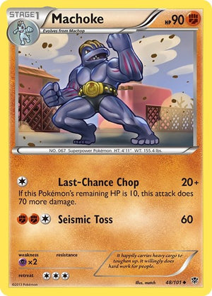 Pokemon TCG - Plasma Blast - Machoke - 48/101