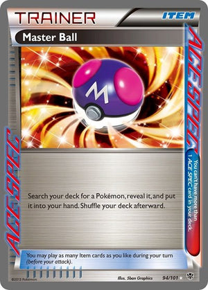 Pokemon TCG - Plasma Blast - Master Ball - 94/101 - Holofoil