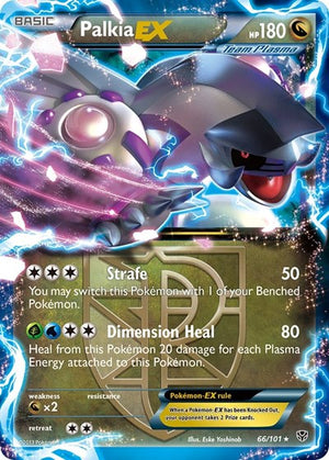 Pokemon TCG - Plasma Blast - Palkia EX - 66/101 - Holofoil