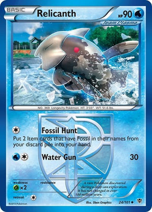 Pokemon TCG - Plasma Blast - Relicanth - 24/101