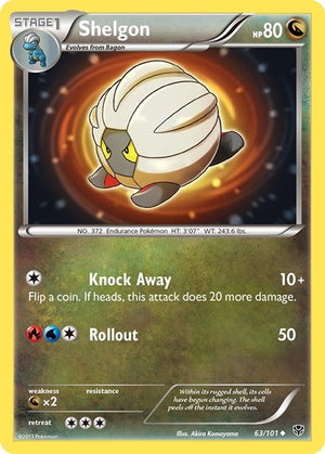 Pokemon TCG - Plasma Blast - Shelgon - 63/101