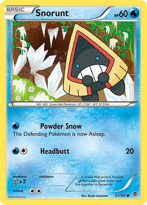 Pokemon TCG - Plasma Blast - Snorunt - 21/101