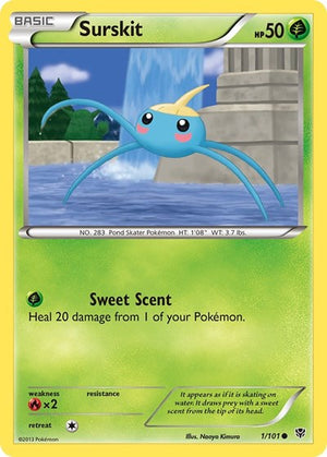Pokemon TCG - Plasma Blast - Surskit - 1/101