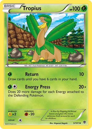 Pokemon TCG - Plasma Blast - Tropius - 5/101