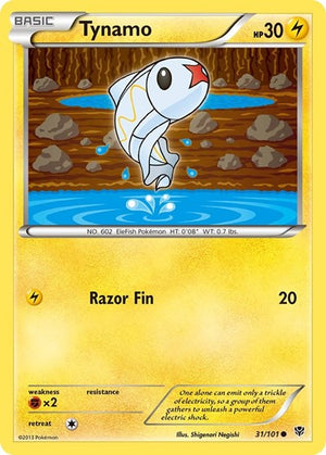 Pokemon TCG - Plasma Blast - Tynamo - 31/101 - Reverse Holofoil