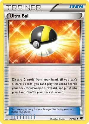 Pokemon TCG - Plasma Blast - Ultra Ball - 90/101 - Reverse Holofoil