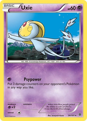 Pokemon TCG - Plasma Blast - Uxie - 36/101