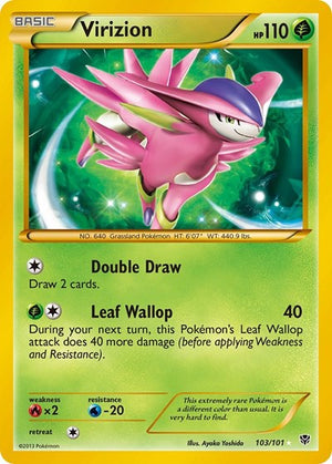 Pokemon TCG - Plasma Blast - Virizion - 103/101 - Holofoil