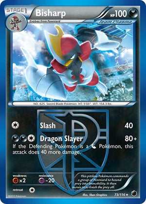 Pokemon TCG - Plasma Freeze - Bisharp - 73/116
