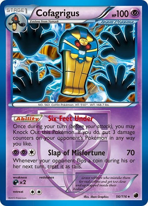 Pokemon TCG - Plasma Freeze - Cofagrigus - 56/116 - Holofoil