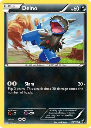 Pokemon TCG - Plasma Freeze - Deino - 76/116