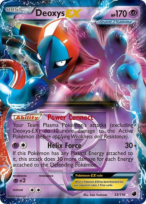 Pokemon TCG - Plasma Freeze - Deoxys EX - 53/116 - Holofoil