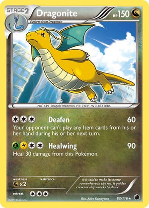 Pokemon TCG - Plasma Freeze - Dragonite - 83/116 - Holofoil