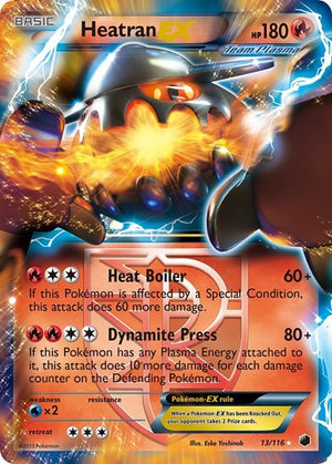 Pokemon TCG - Plasma Freeze - Heatran EX - 13/116 - Holofoil