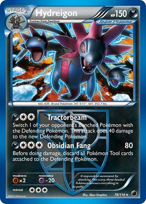 Pokemon TCG - Plasma Freeze - Hydreigon - 78/116 - Reverse Holofoil