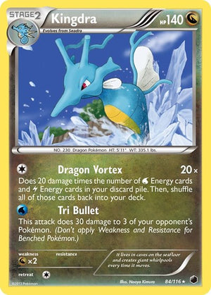 Pokemon TCG - Plasma Freeze - Kingdra - 84/116 - Holofoil