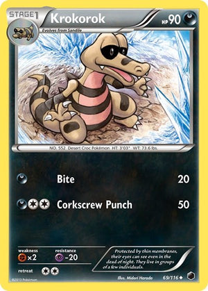 Pokemon TCG - Plasma Freeze - Krokorok - 69/116