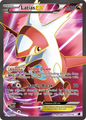 Pokemon TCG - Plasma Freeze - Latias EX - 112/116 - Holofoil