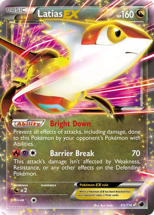 Pokemon TCG - Plasma Freeze - Latias EX - 85/116 - Holofoil