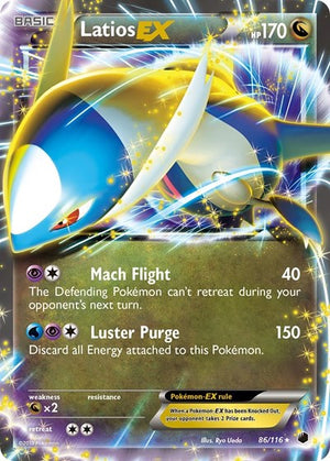 Pokemon TCG - Plasma Freeze - Latios EX - 86/116 - Holofoil