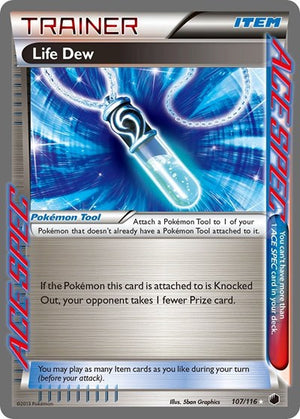 Pokemon TCG - Plasma Freeze - Life Dew - 107/116 - Holofoil