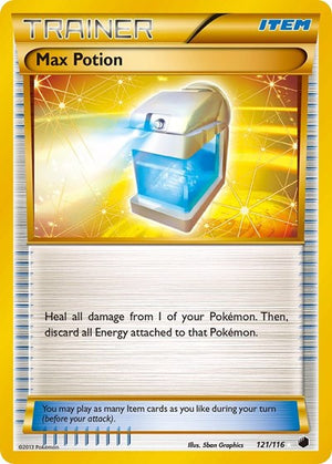 Pokemon TCG - Plasma Freeze - Max Potion - 121/116 - Holofoil