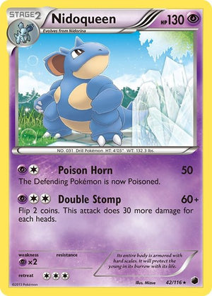 Pokemon TCG - Plasma Freeze - Nidoqueen - 42/116