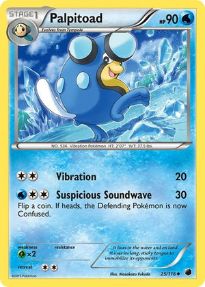 Pokemon TCG - Plasma Freeze - Palpitoad - 25/116 - Reverse Holofoil