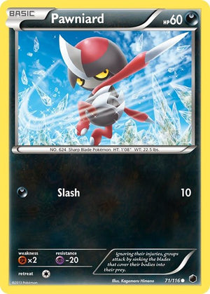Pokemon TCG - Plasma Freeze - Pawniard - 71/116