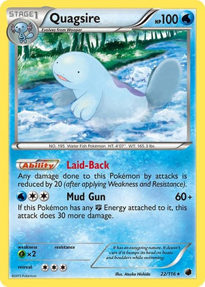 Pokemon TCG - Plasma Freeze - Quagsire - 22/116