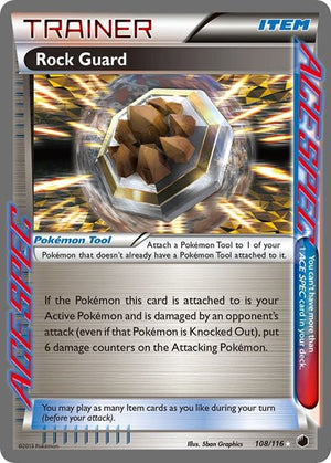 Pokemon TCG - Plasma Freeze - Rock Guard - 108/116 - Holofoil