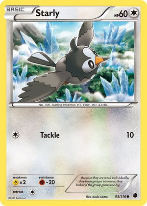Pokemon TCG - Plasma Freeze - Starly - 95/116