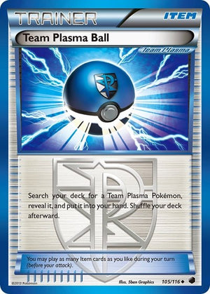 Pokemon TCG - Plasma Freeze - Team Plasma Ball - 105/116 - Reverse Holofoil