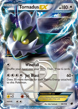 Pokemon TCG - Plasma Freeze - Tornadus EX - 98/116 - Holofoil