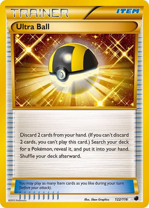 Pokemon TCG - Plasma Freeze - Ultra Ball - 122/116 - Holofoil