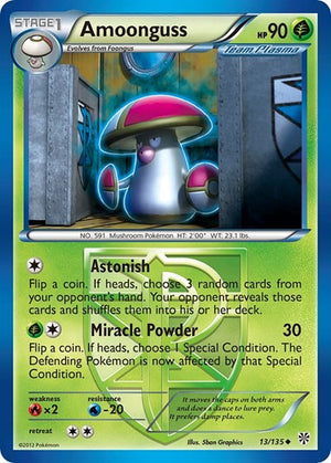 Pokemon TCG - Plasma Storm - Amoonguss - 13/135 - Reverse Holofoil