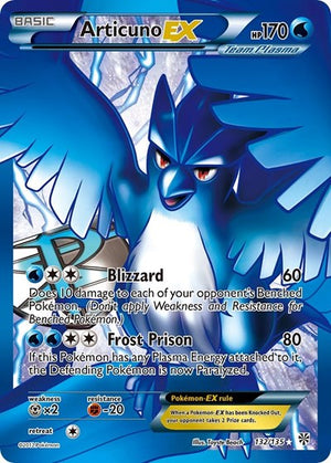 Pokemon TCG - Plasma Storm - Articuno EX - 132/135 - Holofoil