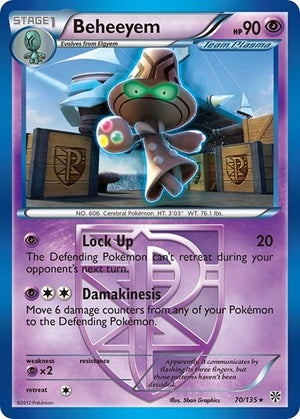 Pokemon TCG - Plasma Storm - Beheeyem - 70/135 - Reverse Holofoil