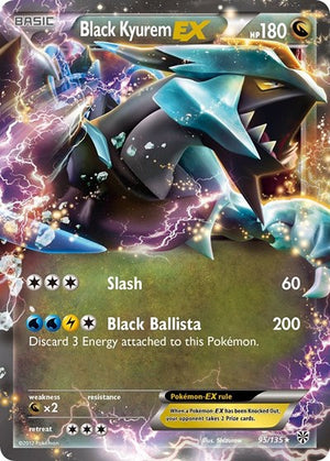 Pokemon TCG - Plasma Storm - Black Kyurem EX - 95/135 - Holofoil