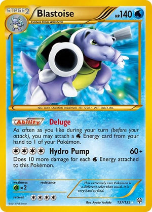 Pokemon TCG - Plasma Storm - Blastoise - 137/135 - Holofoil