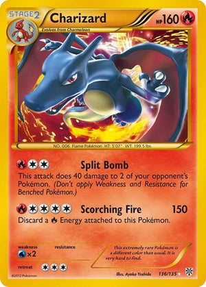 Pokemon TCG - Plasma Storm - Charizard - 136/135 - Holofoil