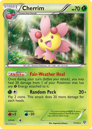 Pokemon TCG - Plasma Storm - Cherrim - 7/135