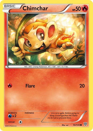 Pokemon TCG - Plasma Storm - Chimchar - 15/135