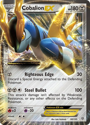 Pokemon TCG - Plasma Storm - Cobalion EX - 93/135 - Holofoil
