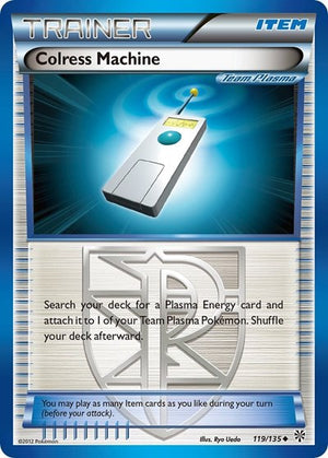 Pokemon TCG - Plasma Storm - Colress Machine - 119/135 - Reverse Holofoil