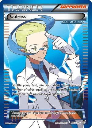 Pokemon TCG - Plasma Storm - Colress - 135/135 - Holofoil