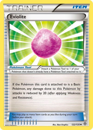 Pokemon TCG - Plasma Storm - Eviolite - 122/135 - Reverse Holofoil