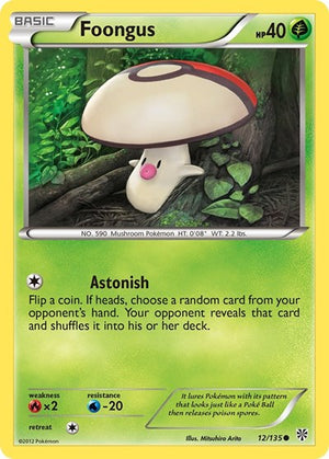 Pokemon TCG - Plasma Storm - Foongus - 12/135